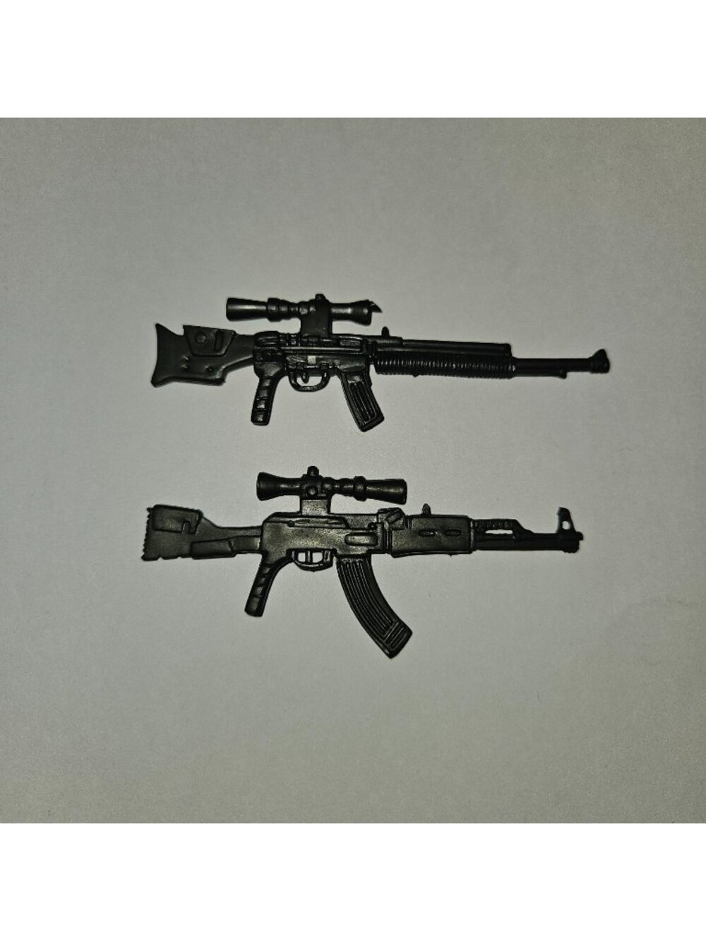2 GI Joe Rifle Gun Toy Weapon Lot REPLACEMENT PIECES (for 12" action figure)